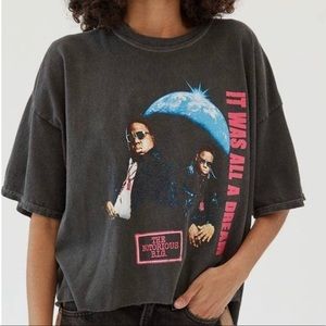 Urban Outfitters Biggie It Was All A Dream Boxy Graphic Tee